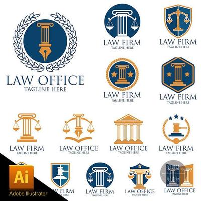 矢量复古法院法律图标 从G1430设计到淘宝素材的创意融合